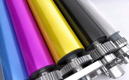 colored printers rolls